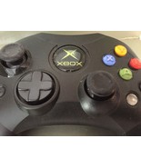 Microsoft Xbox S-Type Black Controller Original x08-69873 - £11.79 GBP