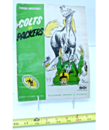 1959 Vintage Green Bay Packer vs. Baltimore Colts Official Program 10/25/59 - $101.32 CAD