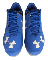 Under Armour Mens Yard Low ST Cleats 13 Royal Blue/White 1265128-401 - £27.49 GBP