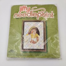 Sunset Designs Jiffy Needlepoint Kit 5616 Quilt Pattern Photo Frame 6.5 x 8.5 - £7.38 GBP