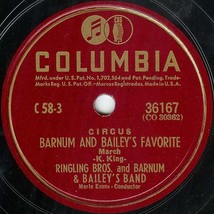 Columbia 78 #36167 - Barnum &amp; Bailey&#39;s Circus Band - (1 of 3 records) - £7.07 GBP