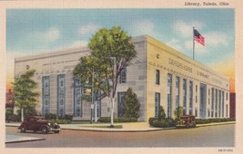 Library Toledo Ohio OH Postcard A25 - £2.25 GBP