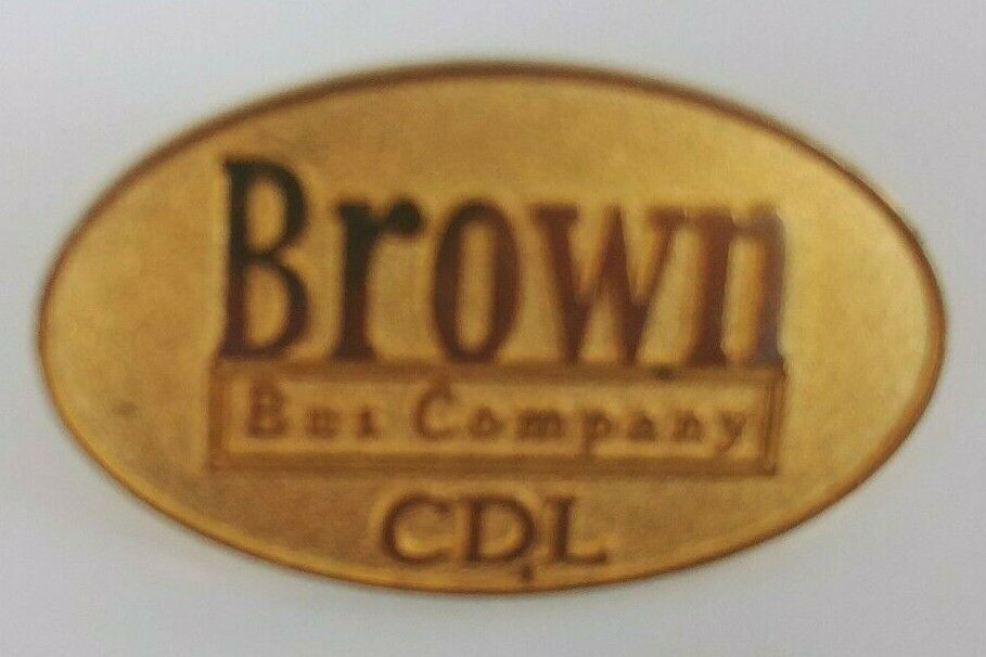 Brown Bus Company CDL Lapel Pin - $5.45