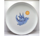 1999 IKEA SMASKIG Childs Plate Shallow 8&quot; BOWL / PLATE FLYING Blue Purpl... - £11.94 GBP