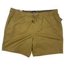 Gap Men s Stretch Twill Pull-On Drawstring Shorts Color Antique Bronze XXL - £11.84 GBP