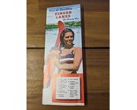 Vintage New York Visit The Sparkling Finger Lakes Map Brochure - $39.59
