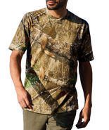 MENS REALTREE EDGE SOFT COTTON T-SHIRT CAMO CAMOUFLAGE TEE HUNTING S-3X ... - £16.39 GBP+