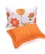 Sunflower Pillow Shams Set Of 2 Cotton Quilted Pillowcase Matching Beddi... - £35.11 GBP