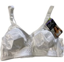 Bali Flexible Double Support Wire free Bra 3820 38B White Lingerie New - £14.05 GBP