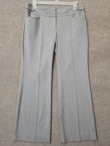The Limited Cassidy Fit Dress Pants Womens 12 Gray Flared Leg Career Office - £19.28 GBP