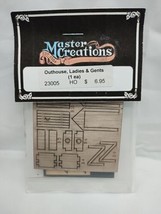 Master Creations Outhouse Ladies And Gents (1 Ea) Model Railroad Terrain - $16.82