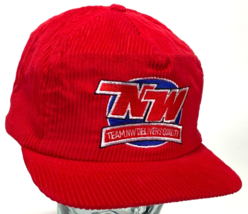 Vtg NW Nations Way  &quot;Team NW Delivers Quality&quot; Trucker Hat-Corduroy-Stra... - £18.68 GBP