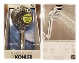 Kohler R75566-G-CP Enlighten Multi-Function Hand Shower Head, Polished C... - £19.70 GBP