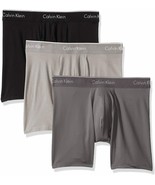 Calvin Klein Men&#39;s Microfiber Stretch Multipack Boxer Briefs Size S, Gra... - $771.60 MXN