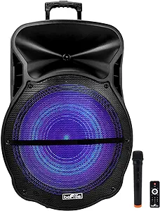 beFree Sound 18 Inch Bluetooth Portable Rechargeable Party Speaker with ... - £200.47 GBP