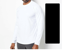 Men with Control Baseball Sweatshirt Top- BLACK, LARGE - £17.35 GBP