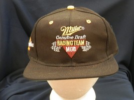 Trucker Hat Baseball Cap Miller Genuine Draft Racing Team Rare Rave Cool Style - £31.33 GBP