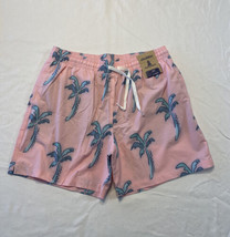 Chubbies The Classic Swim Trunk Mens Large The Lotta Coladas Pink Palm T... - $57.09