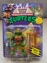 Ninja Turtles Movie Star Michelangelo Action Figure Playmates NEW Teenag... - £10.45 GBP