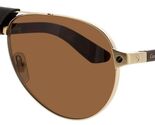 CARTIER CT0495S-004 Sunglasses Sun Glasses 004 GOLD Authentic New 59mm - $2,566.08