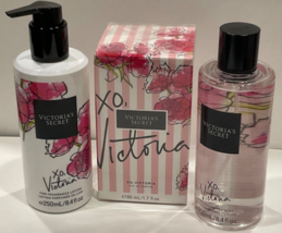 Victoria&#39;s secret XO victoria Eau de parfume, lotion &amp; fragrance mist combo New - £50.48 GBP