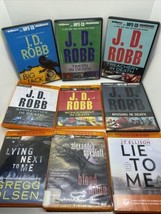 Lot of 9 Mystery Audiobooks, MP3 CDs J.D. Robb JT Ellison Gregg Olsen &amp; Sokoloff - £43.63 GBP