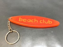 Beach Club Promo Keyring Surf Board Keychain Ancien Porte-Clés Montreal Canada - £5.66 GBP