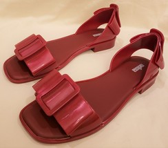 Melissa Aurora Tutti Frutti scented PVC Sandals Sz.9 Red - £39.85 GBP