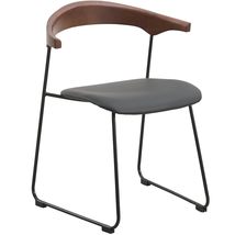 LeisureMod Lyra Series Modern Dining Chair in Upholstered Faux Leather A... - $177.38