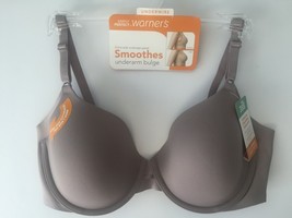 Warners Underwire Bra No Side EFFECTS/SMOOTHES Underarm Bulge Full Coverage Nwt - £23.89 GBP