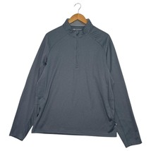 7 Diamonds Pullover Mens XL Gray A Game Quarter Zip Athletic Performance... - $27.71