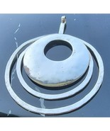 SILPADA RETIRED 925 STERLING SILVER HAMMERED FINISH TRIPLE CIRCLE PENDANT AT - €57,07 EUR