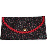 Retro Tiny Cherries Purse-Handheld purse/Accessory bag/Craft storage bag... - $13.50
