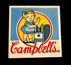 Campbell&#39;s Soup Company CAMPBELL KID Decorative Trivet 1983 - £9.59 GBP