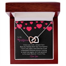 To My Girlfriend Necklace. Anniversary Gift for Girlfriend. Christmas, F... - £37.43 GBP+