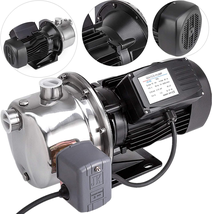 Well Jet Pump with Pressure Switch 3/4HP Jet Water Pump 131 Ft Stainless Steel - £155.13 GBP