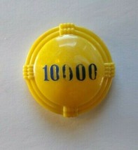 Pinball Machine Bumper Cap Game Part Original 1950s Yellow Marble 10,000 - £20.19 GBP