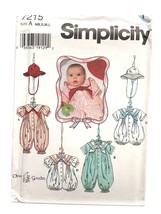 Simplicity Sewing Pattern Romper Hat Babies Unisex Size NB-L - £7.87 GBP