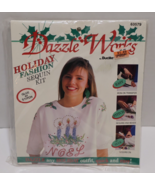 Bucilla Dazzle Works Sequin Kit Holiday Fashion Outfit T-Shirt Top Easy ... - £6.93 GBP