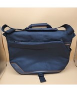 Solo Laptop Bag Padded Shoulder Strap Black Orange 13x17 Excellent Condi... - £18.01 GBP