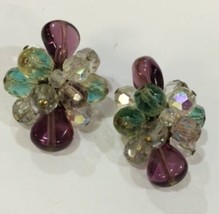 Stunning Vintage Estate Signed M.I. W Germany Clip Earrings!! - £18.66 GBP