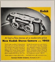1955 Print Ad Kodak Stereo Cameras at Moderate Price Rochester,New York - £10.88 GBP