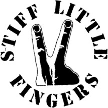 x2 90mm Vinyl Window Stickers punk stiff little fingers width ulster car Belfast - $5.62