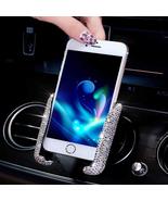 SUNCARACCL Bling Car Phone Holder Mini Dash Air Vent Automatic Phone Mou... - £15.88 GBP