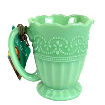 The Pioneer Woman Creamer Pitcher Timeless Beauty Jade Green 4.25 in tall - $25.41