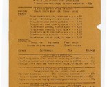Golden Wheel Lunch Menu 1950&#39;s With 95 Cent Lunch Yakima Washington  - $17.82