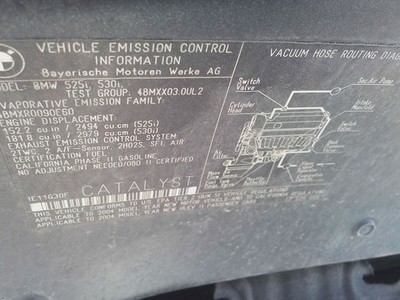 2006-2007 BMW 530I Xi 3.0L Awd Automatic 6 speed Transmission Assembly 166K OEM Item image 7