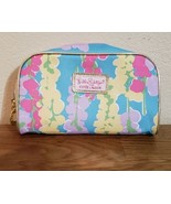 Lilly Pulitzer for Estee Lauder Makeup Coametic Bag Floral Zip Up Travel... - $12.22 CAD