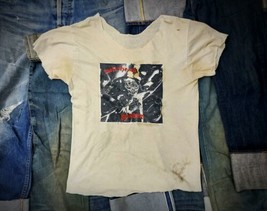 Vtg 1980s Motorhead Lemmy Bomber Salty White Cotton Rock Metal Band T-Shirt Sz S - £208.50 GBP