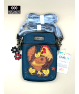HEN WITH CHICKS CELL PHONE CROSSBODY PURSE BAG CHALA - $723.90 MXN